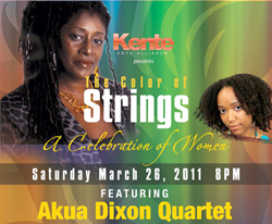 Akua Dixon Quartet Playbill Poster